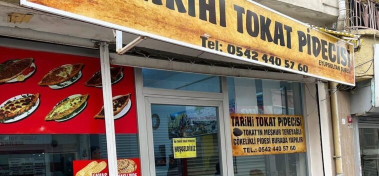 Tarihi Tokat Pidecisi Eyüp Girişi