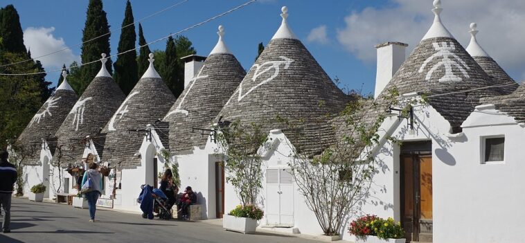 Alberobello Güney İtalya Puglia