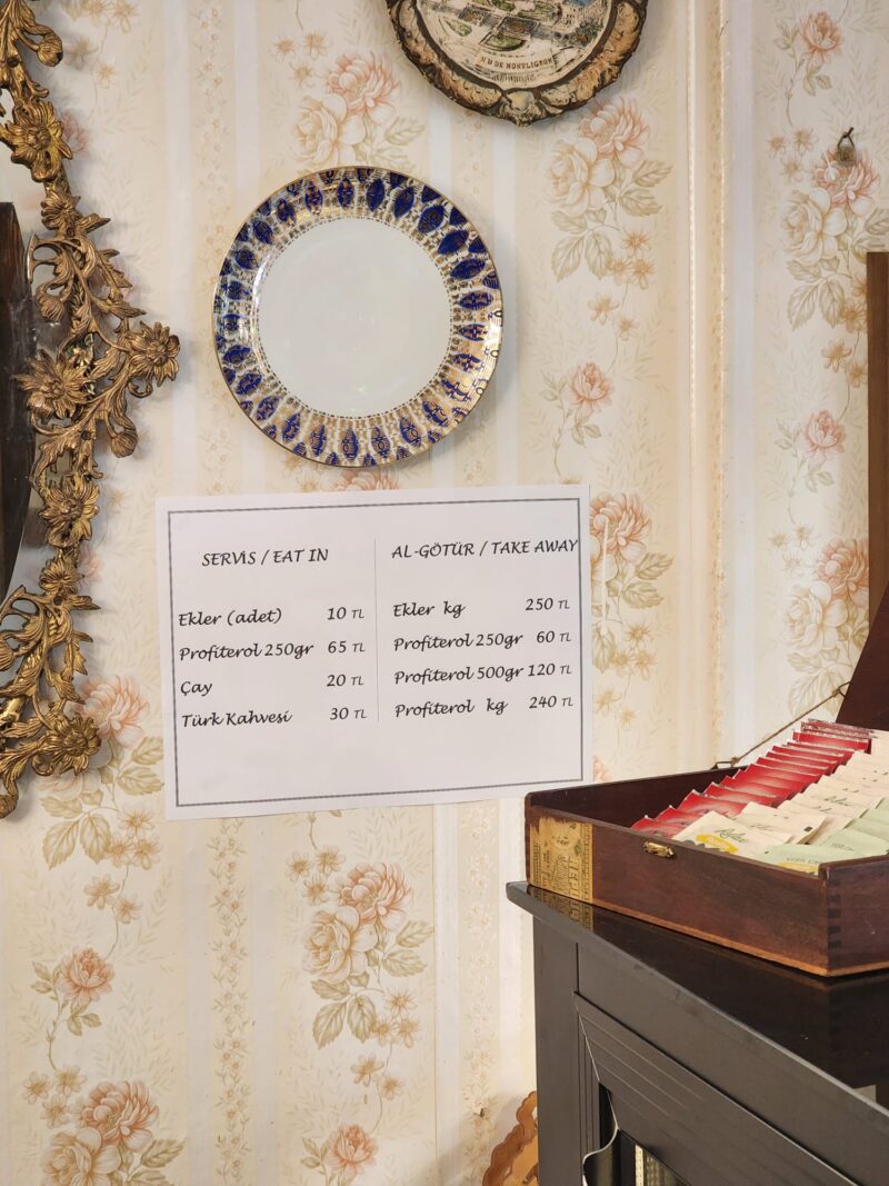 Dolce Profiterol Cihangir Ocak 2023 Fiyat Listesi