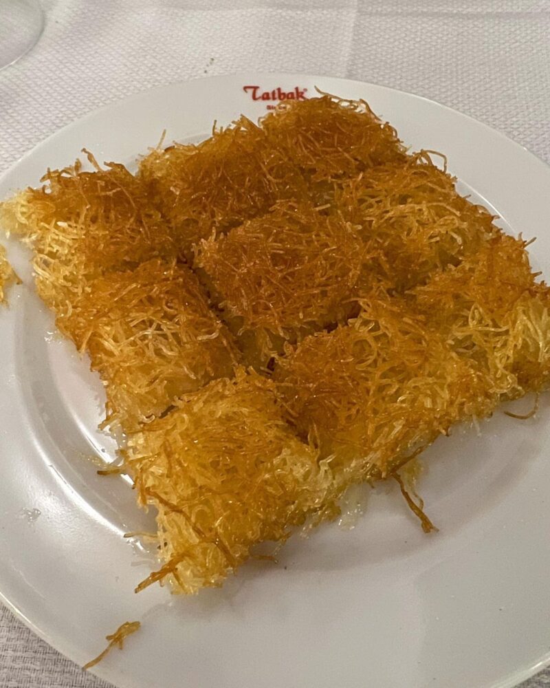 Tatbak Nişantaşı Tel Kadayıf Tatlısı