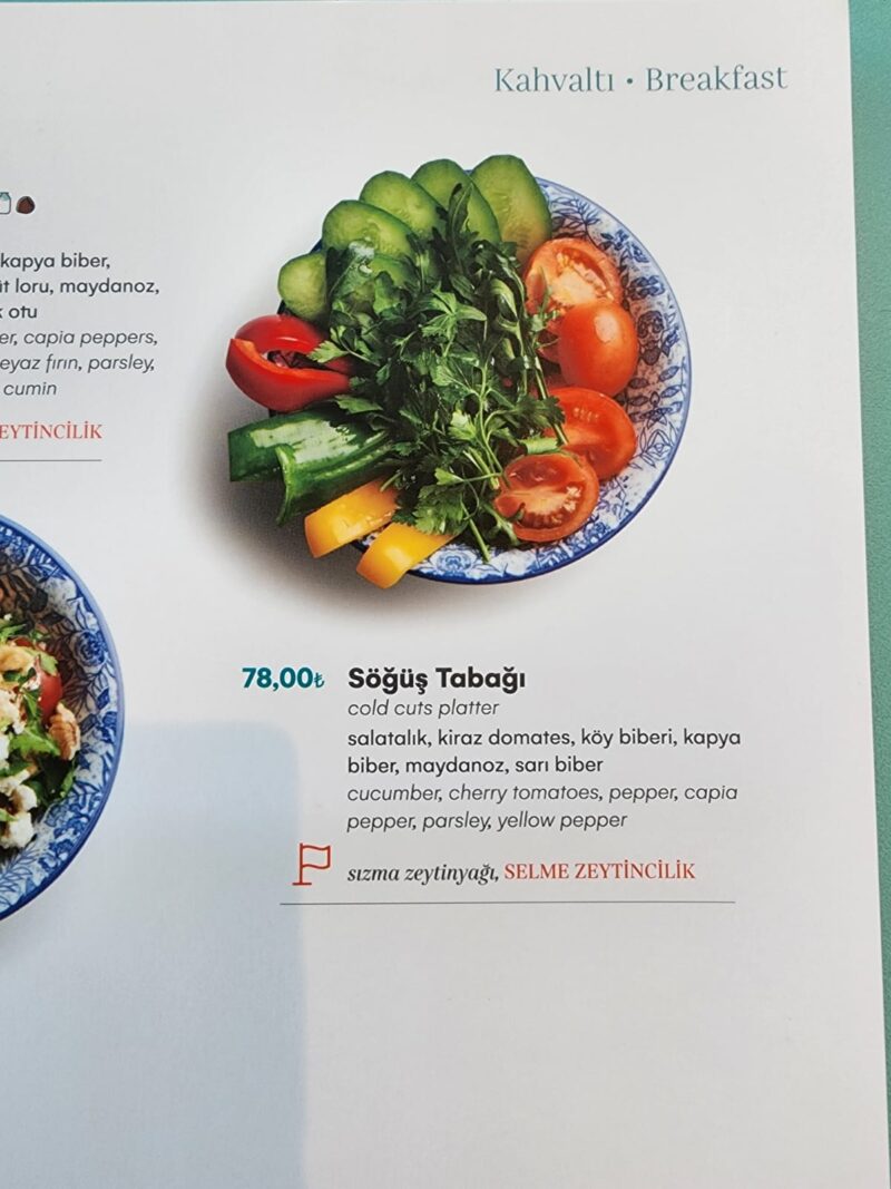 Beyaz Fırın Etiler Menü Görseli