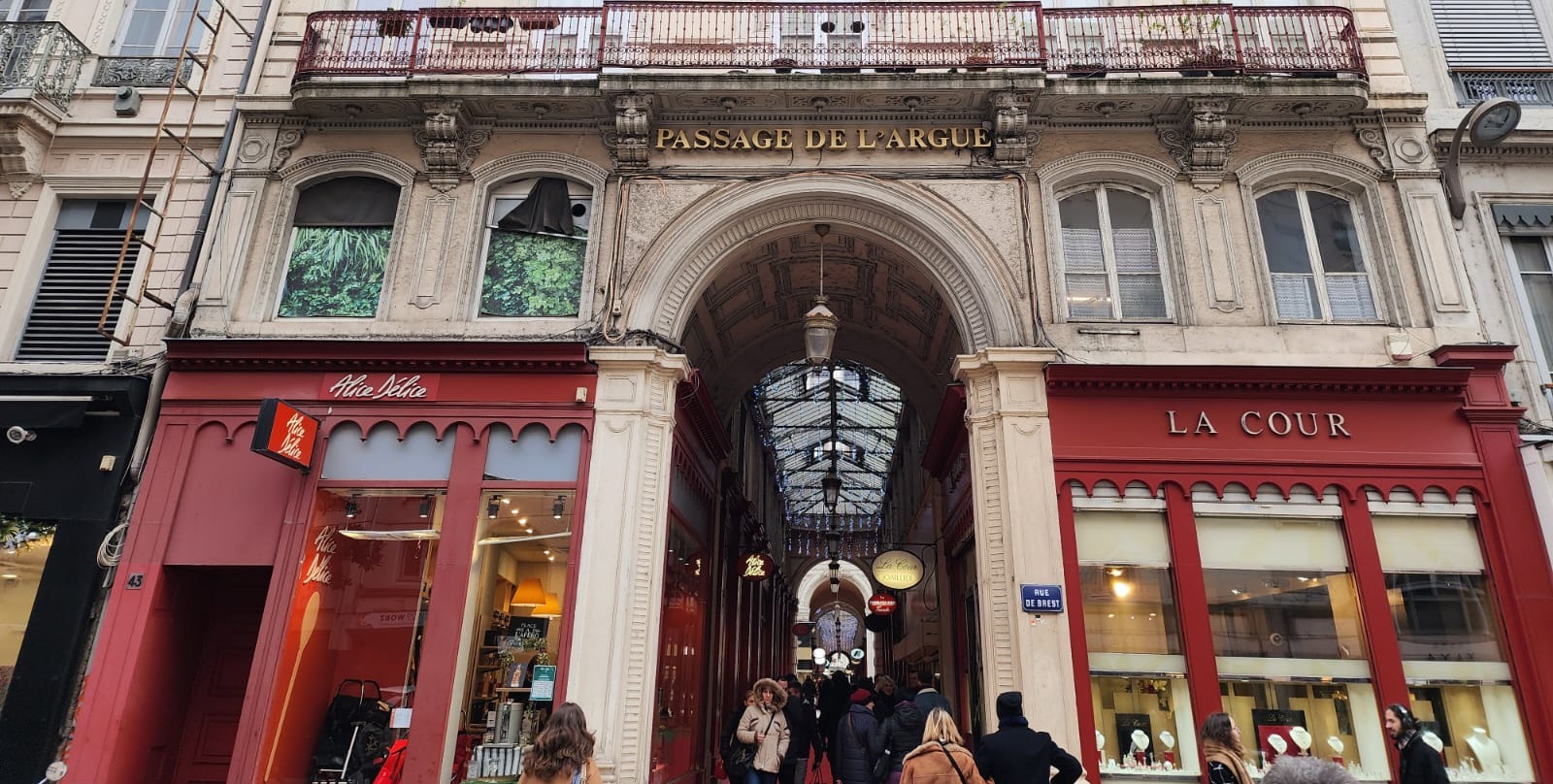 Lyon Passage De L’argue Girişi