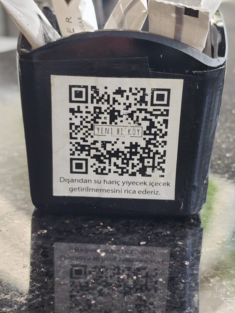 Yeni Bi'Köy Yeniköy Qr Menü Görseli