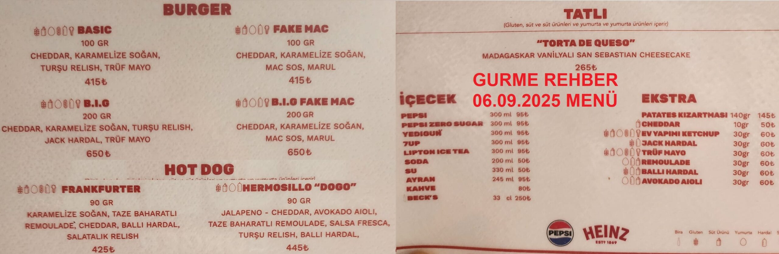 Zula Burger Eylül 2025 Menü Görseli