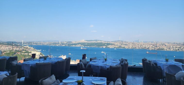 Biz İstanbul Teras Bölümü Boğaz Manzarası