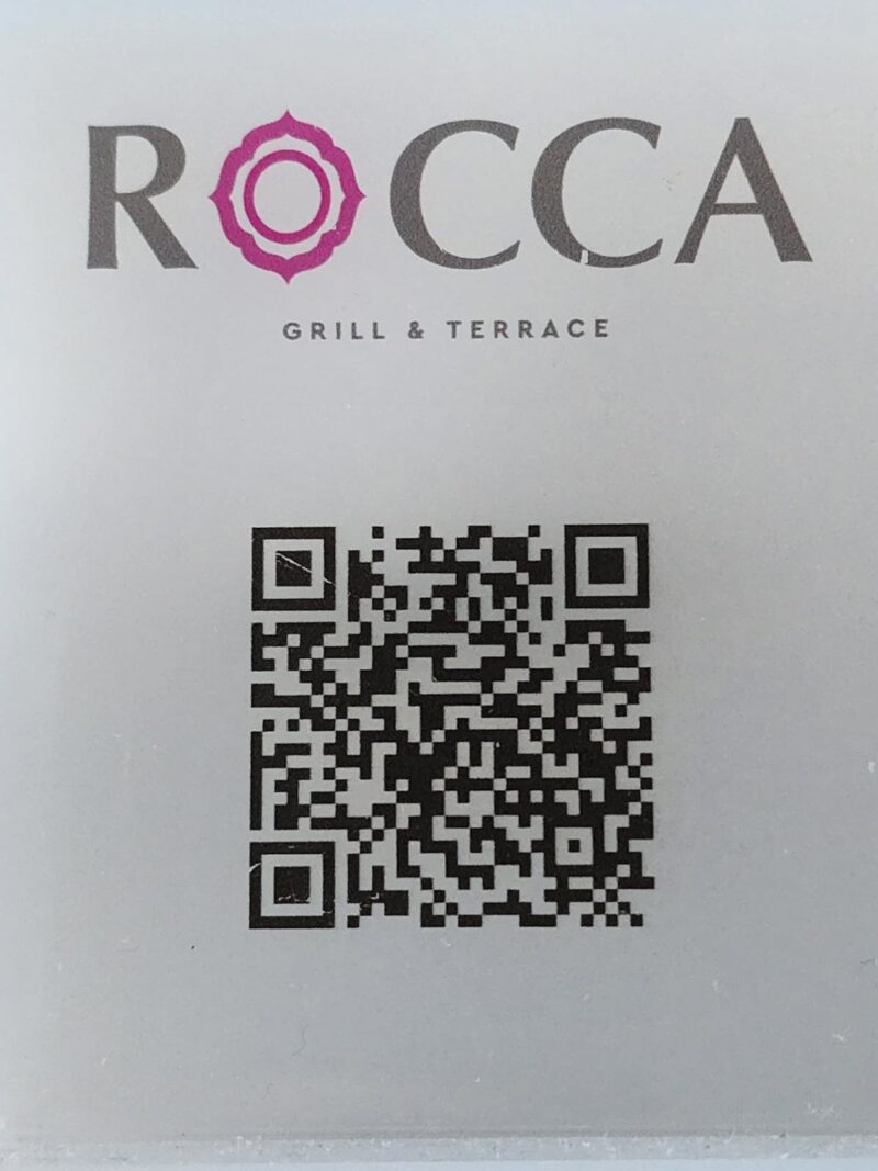 Rocca Grill Terrace Qr Menü Görseli Aralık 2024