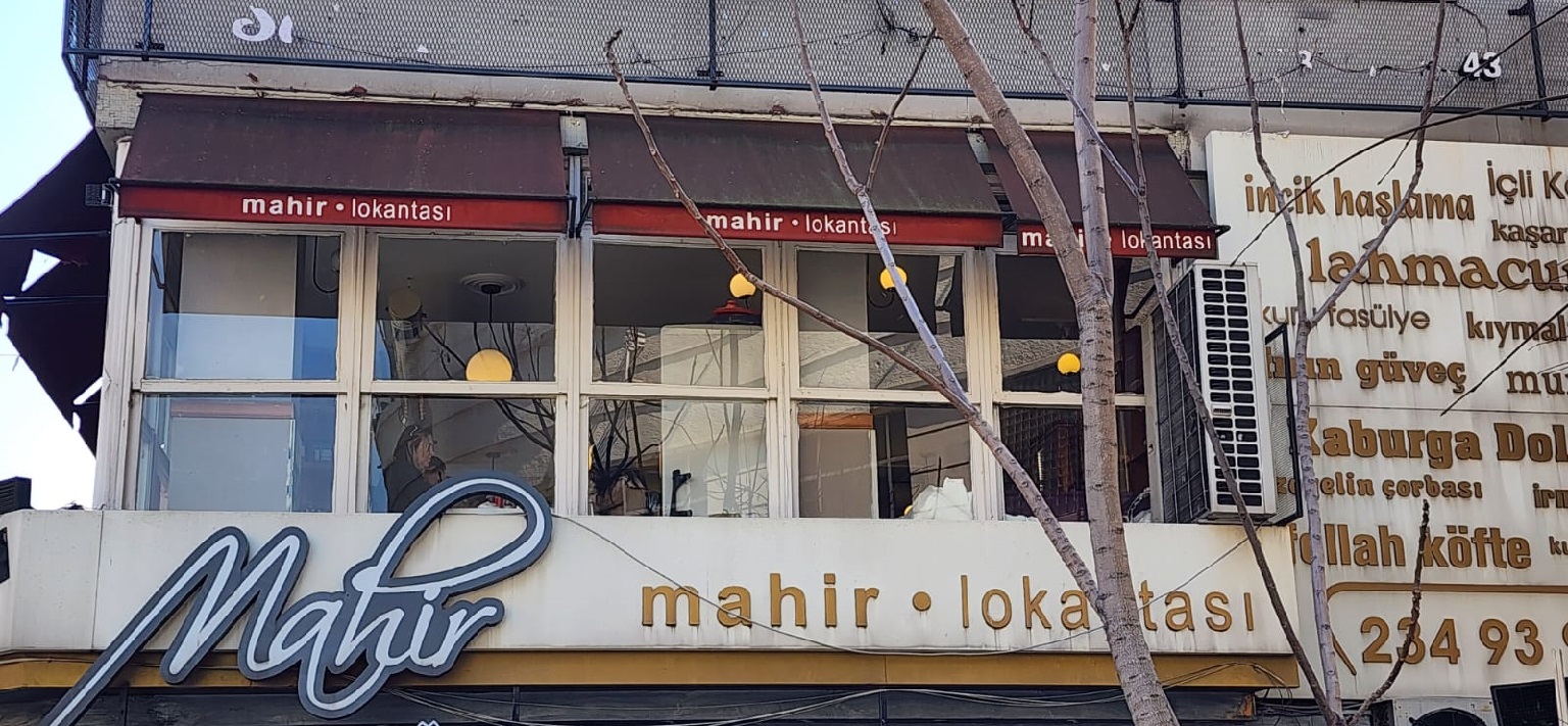 Mahir Lokantası Dışarıdan Görünümü