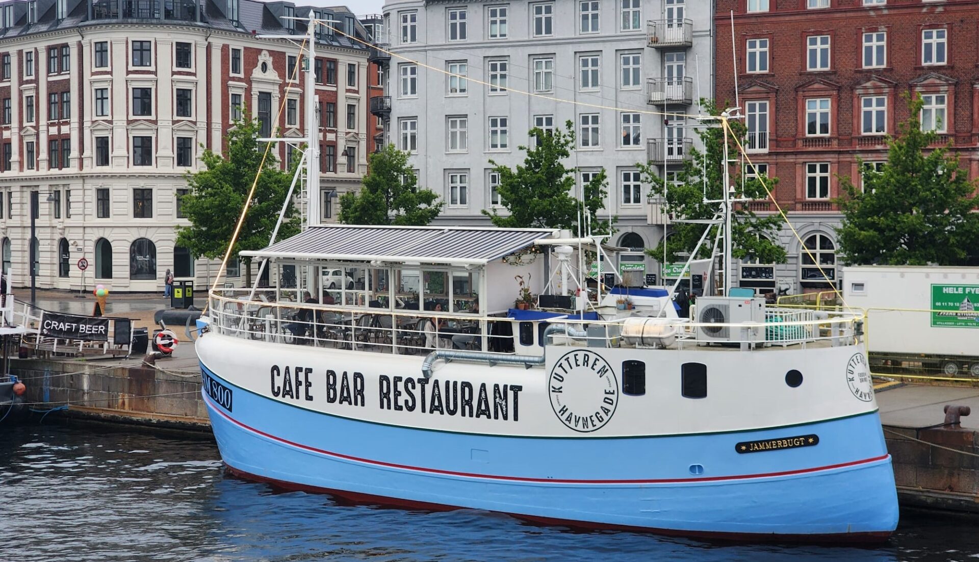 Kutteren Havnegade Cafe Bar Restaurant Kopenhag