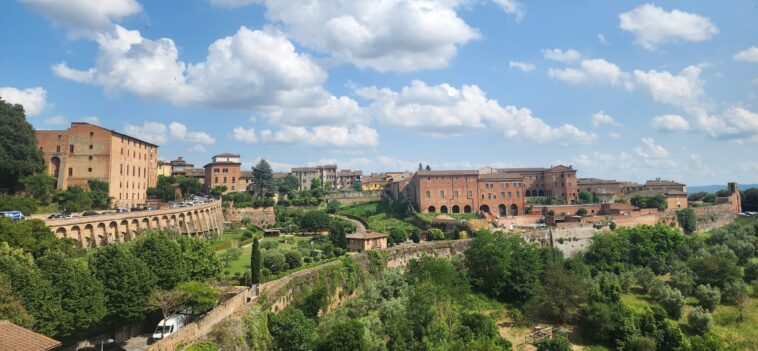 Siena İtalya Şehir Manzarası