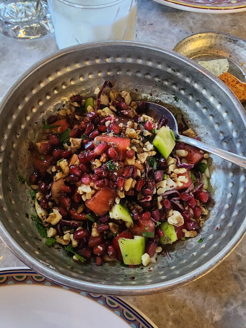 Sıralı Kebap Etiler Gavurdağı Salata