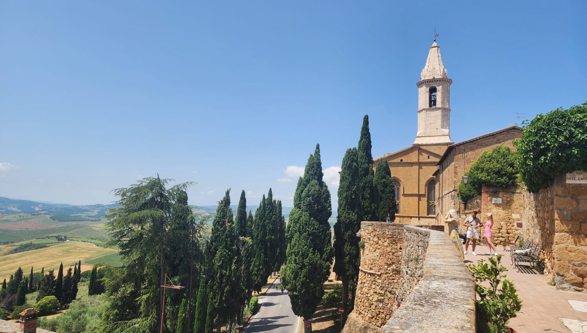 Via del Casello Pienza İtalya