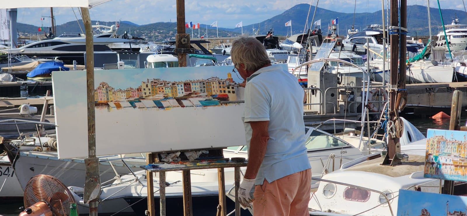 Saint Tropez Limanı Ressamlar