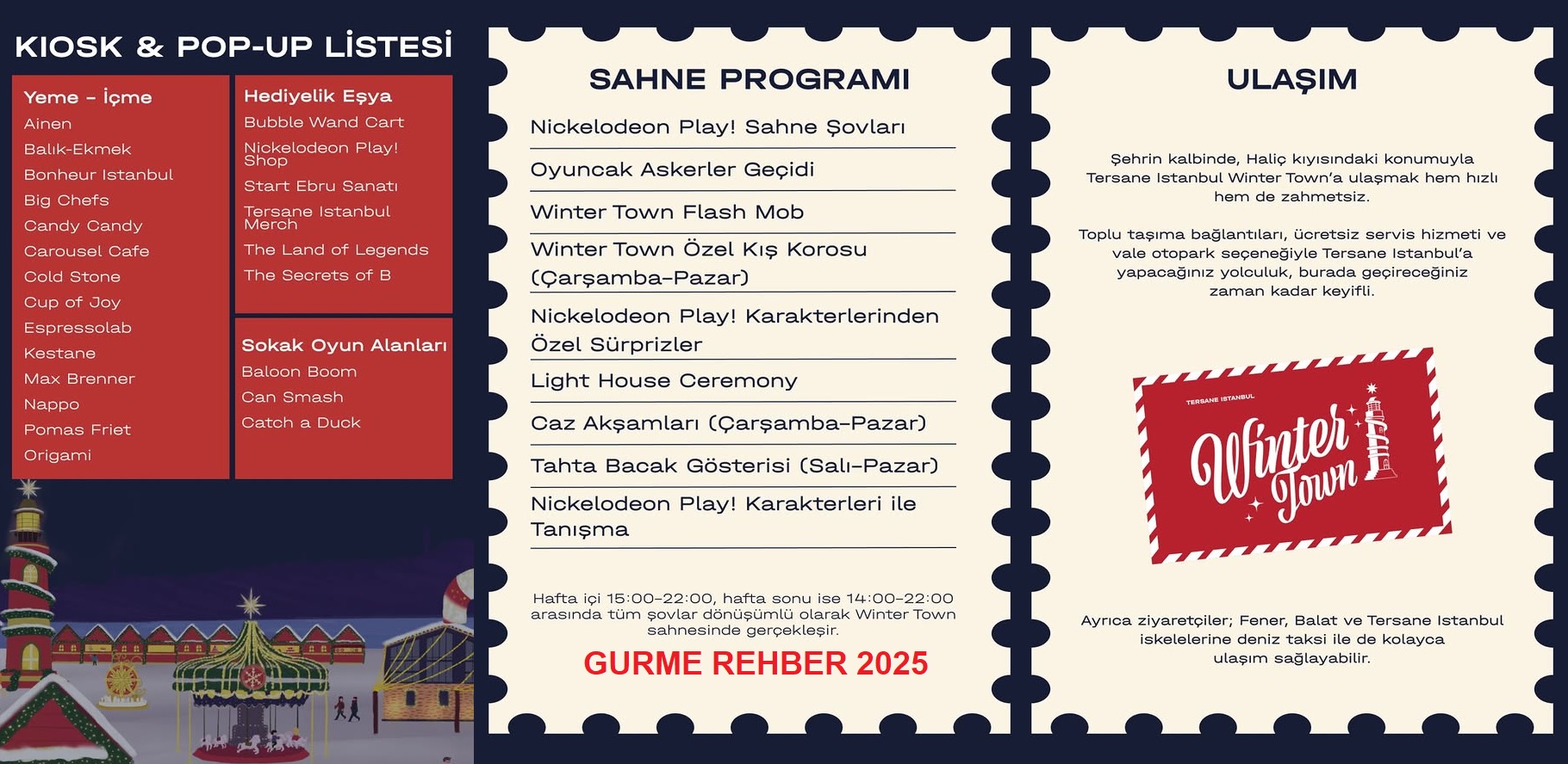 Tersane İstanbul Yılbaşı Festivali 2025 Program Listesi