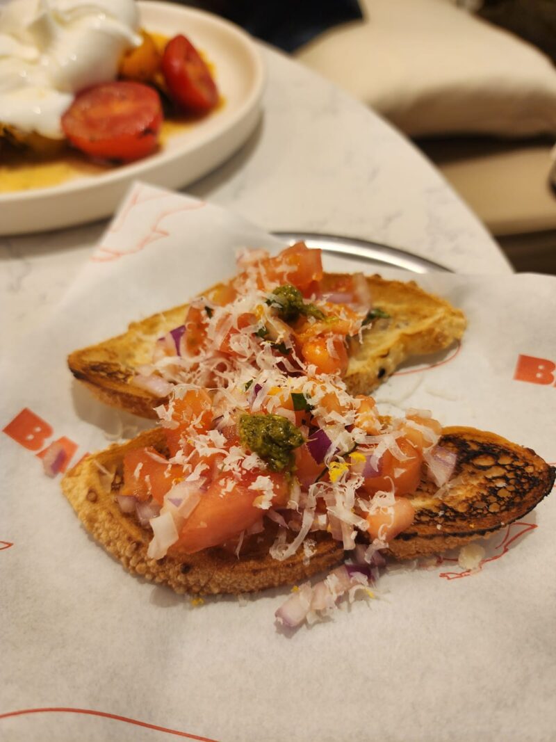 Bargozzy Pizza Nişantaşı İkram Bruschetta