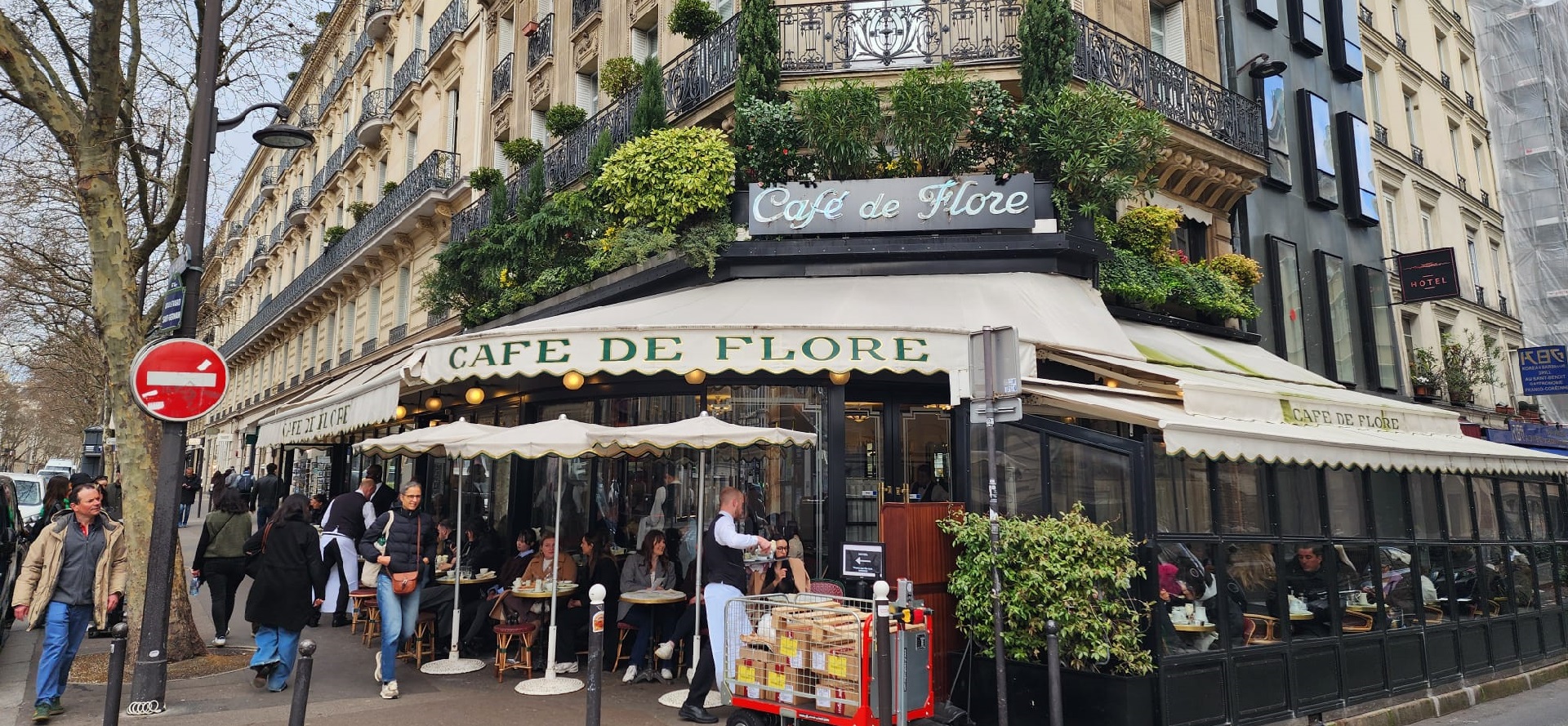 Café de Flore Paris Girişi