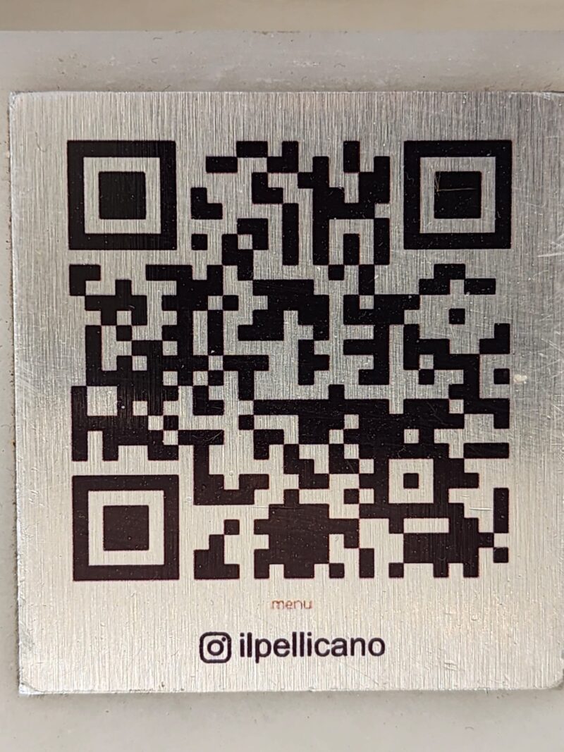 Pizzeria Il Pellicano Nisan 2026 QR Menü Görseli