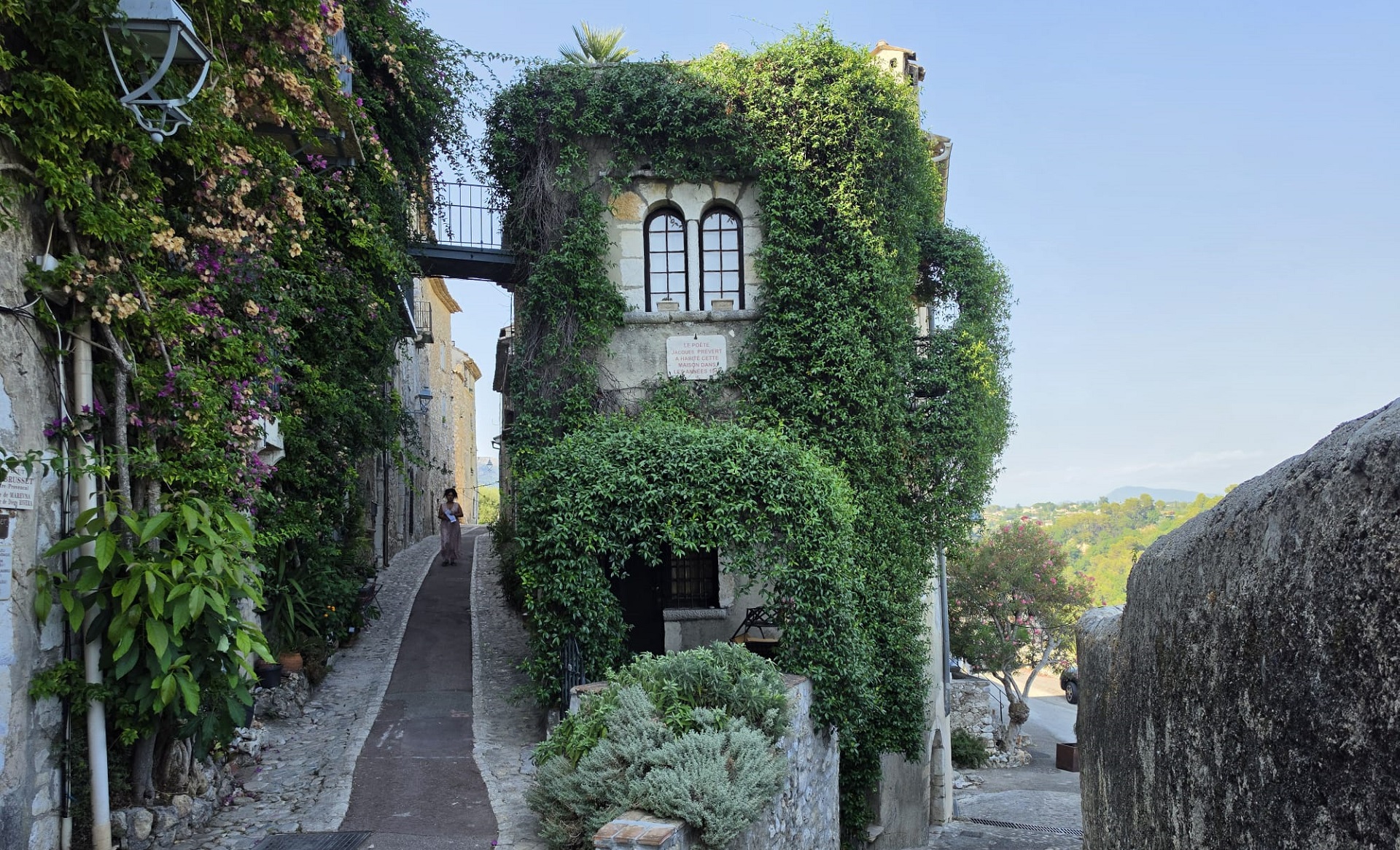 Saint Paul de Vence Yeşillikli Bina