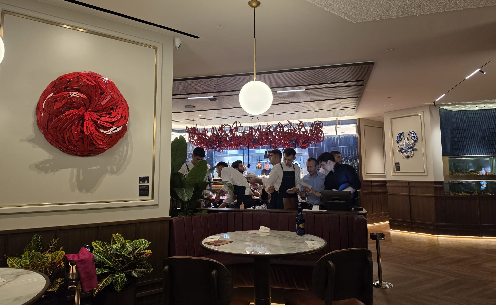 Burger and lobster istanbul içerisi 1